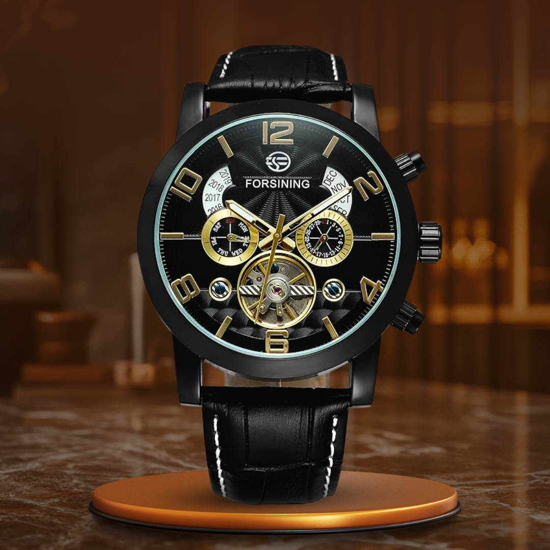 Reloj Mecánico Automático de Lujo con Tourbillon