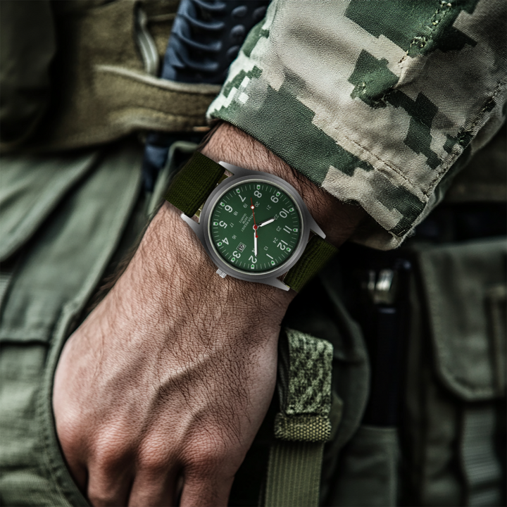 Reloj de Pulsera Casual con Inspiración Militar