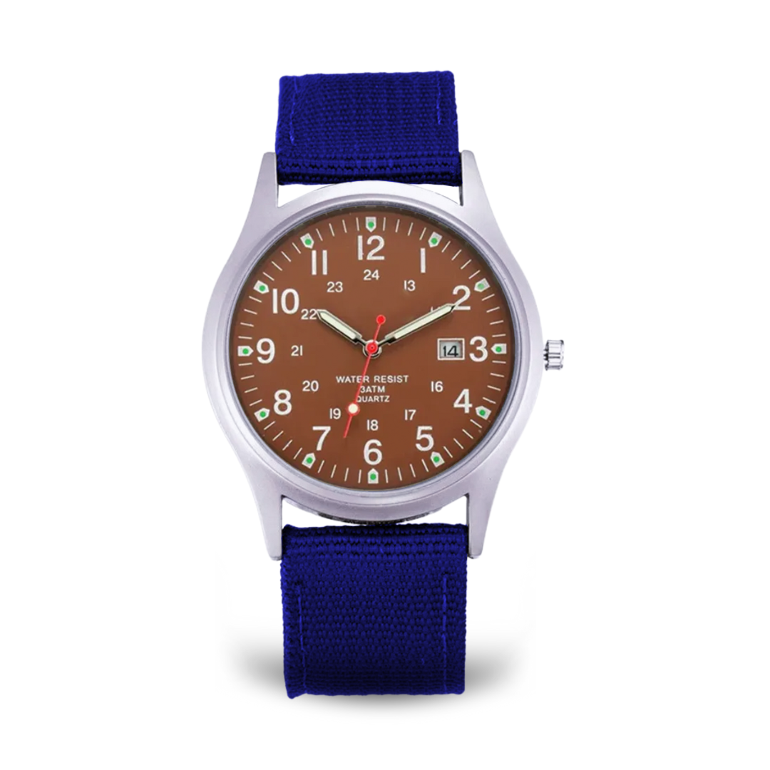Reloj de Pulsera Casual con Inspiración Militar