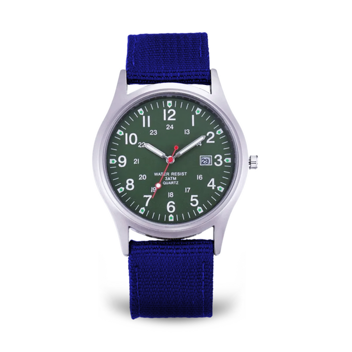 Reloj de Pulsera Casual con Inspiración Militar