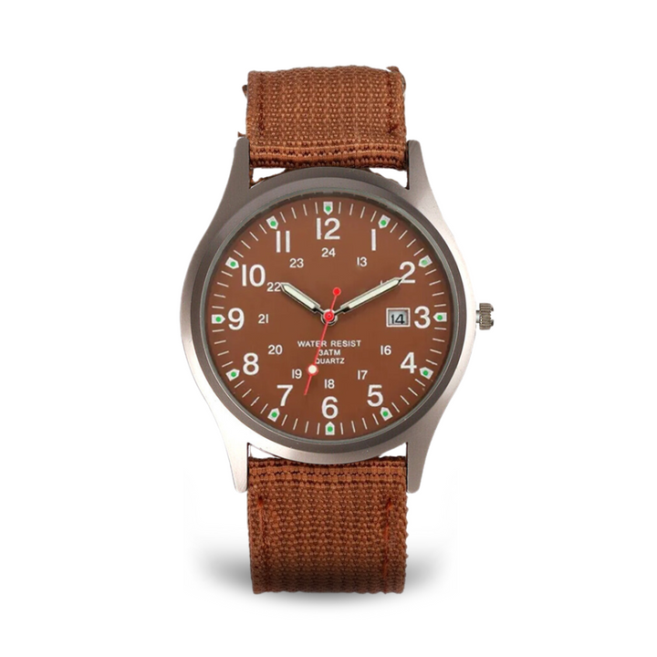 Reloj de Pulsera Casual con Inspiración Militar