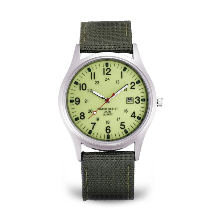 Reloj de Pulsera Casual con Inspiración Militar