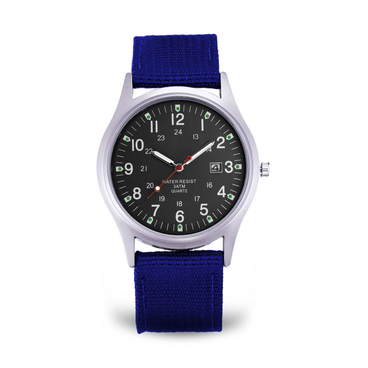 Reloj de Pulsera Casual con Inspiración Militar