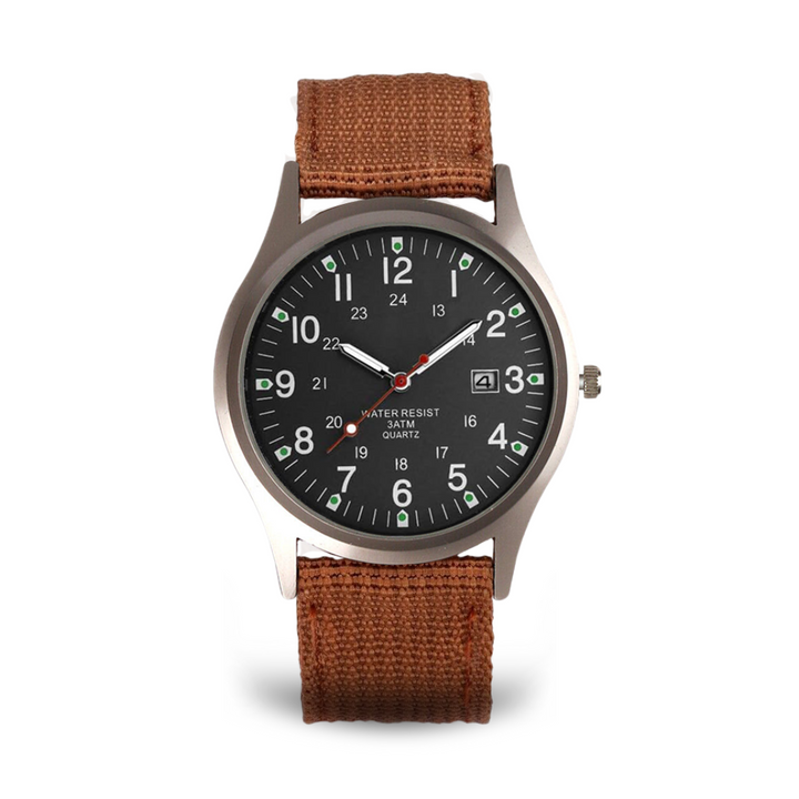 Reloj de Pulsera Casual con Inspiración Militar
