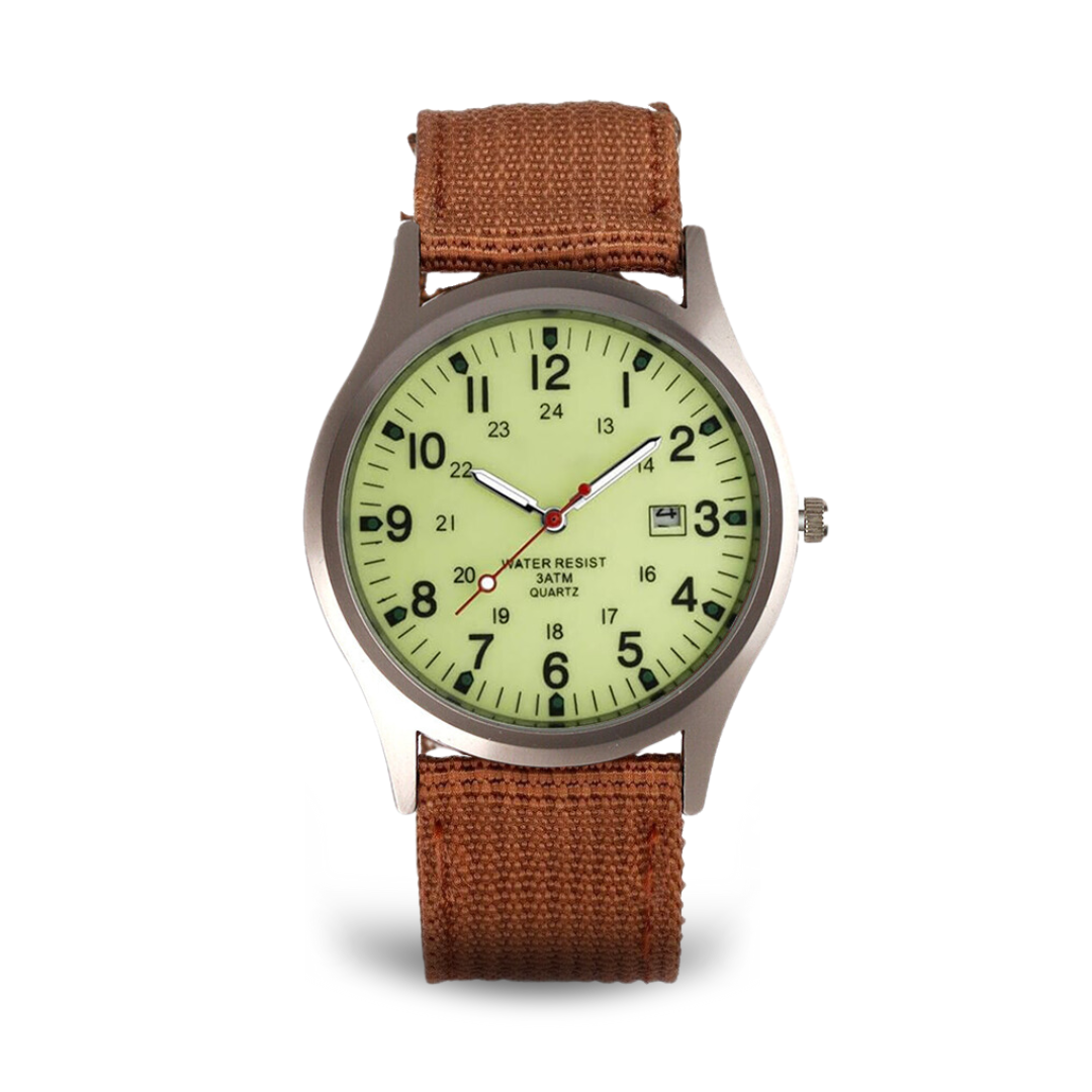Reloj de Pulsera Casual con Inspiración Militar