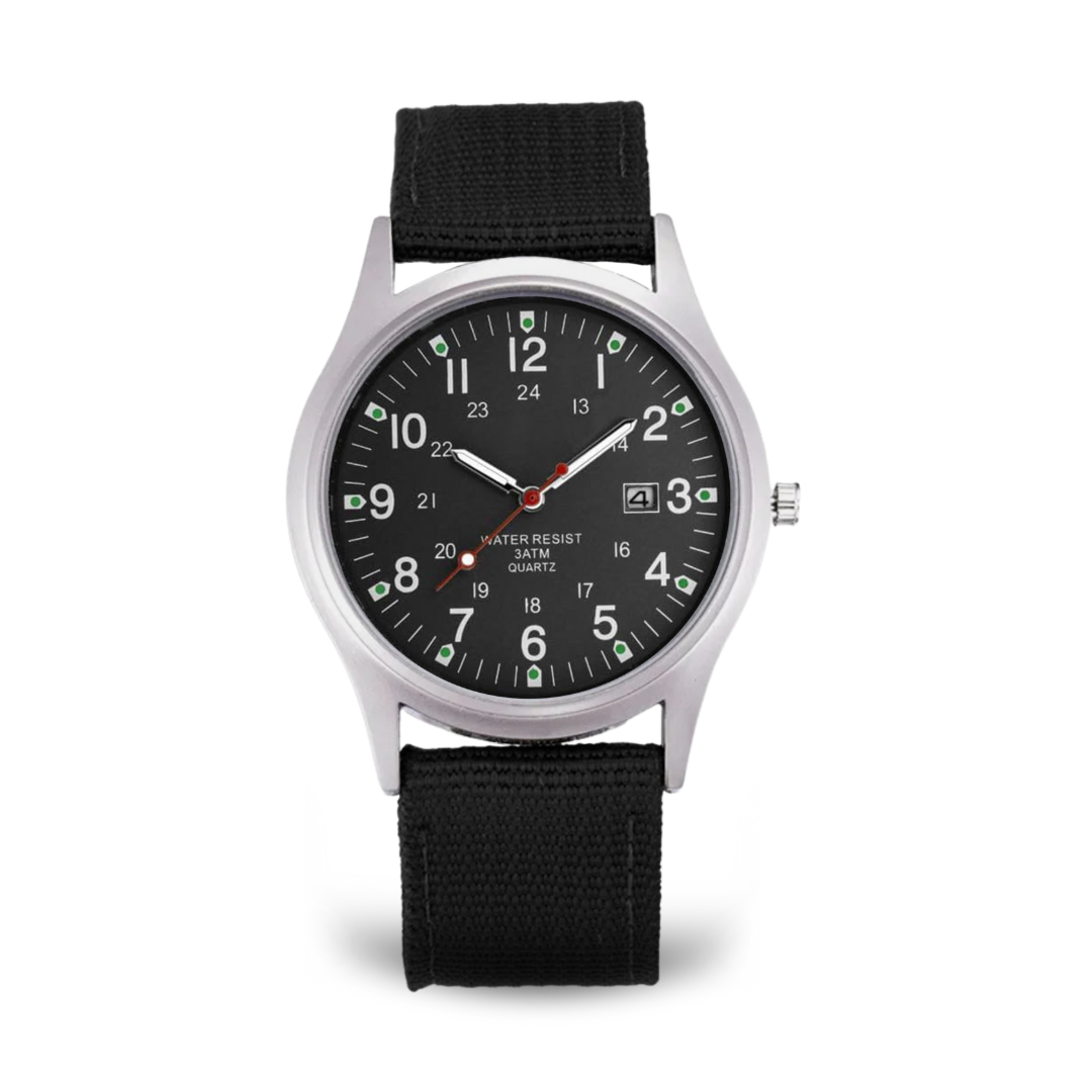Reloj de Pulsera Casual con Inspiración Militar
