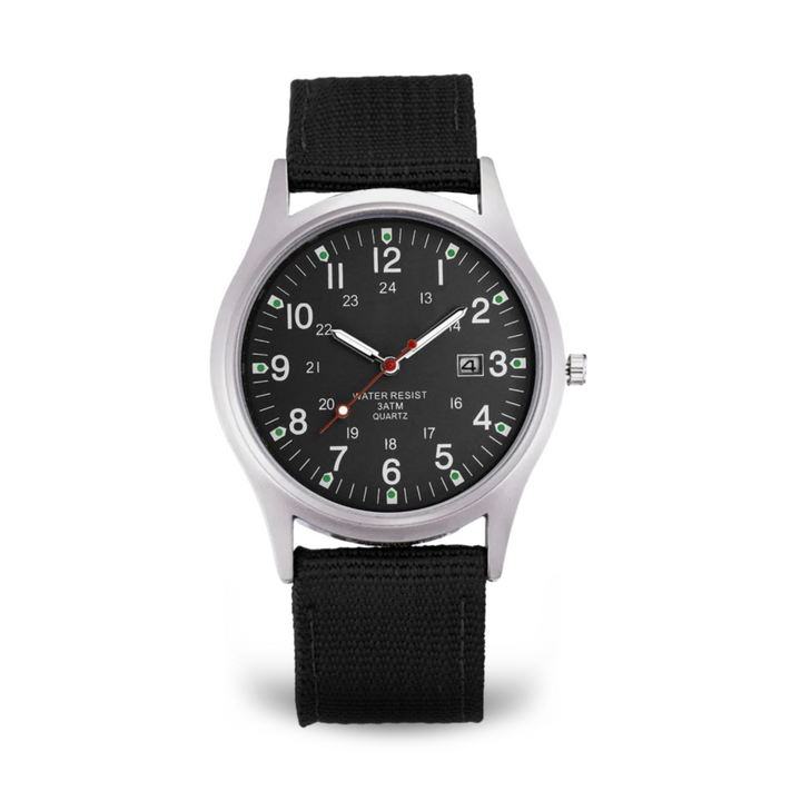 Reloj de Pulsera Casual con Inspiración Militar