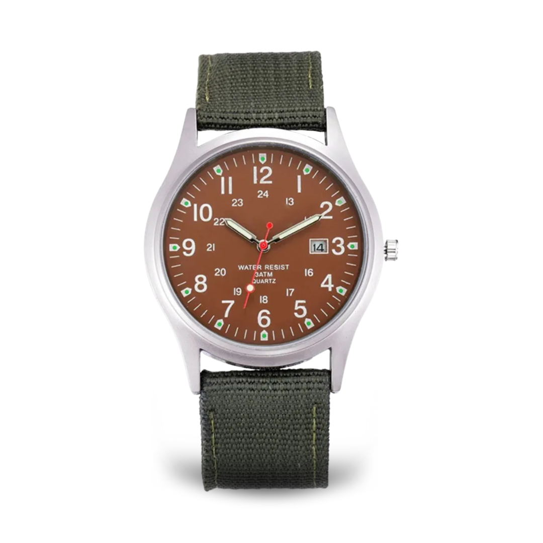 Reloj de Pulsera Casual con Inspiración Militar