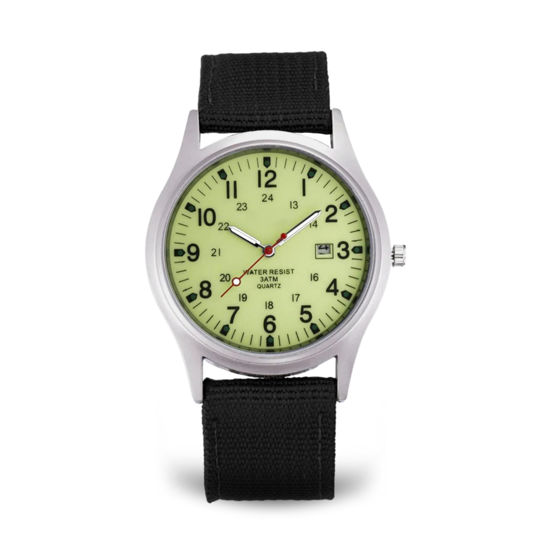 Reloj de Pulsera Casual con Inspiración Militar
