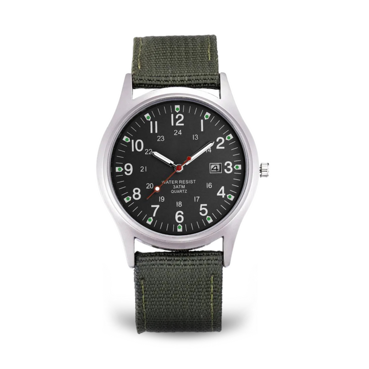 Reloj de Pulsera Casual con Inspiración Militar